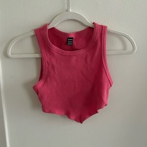 SHEIN pink crop top